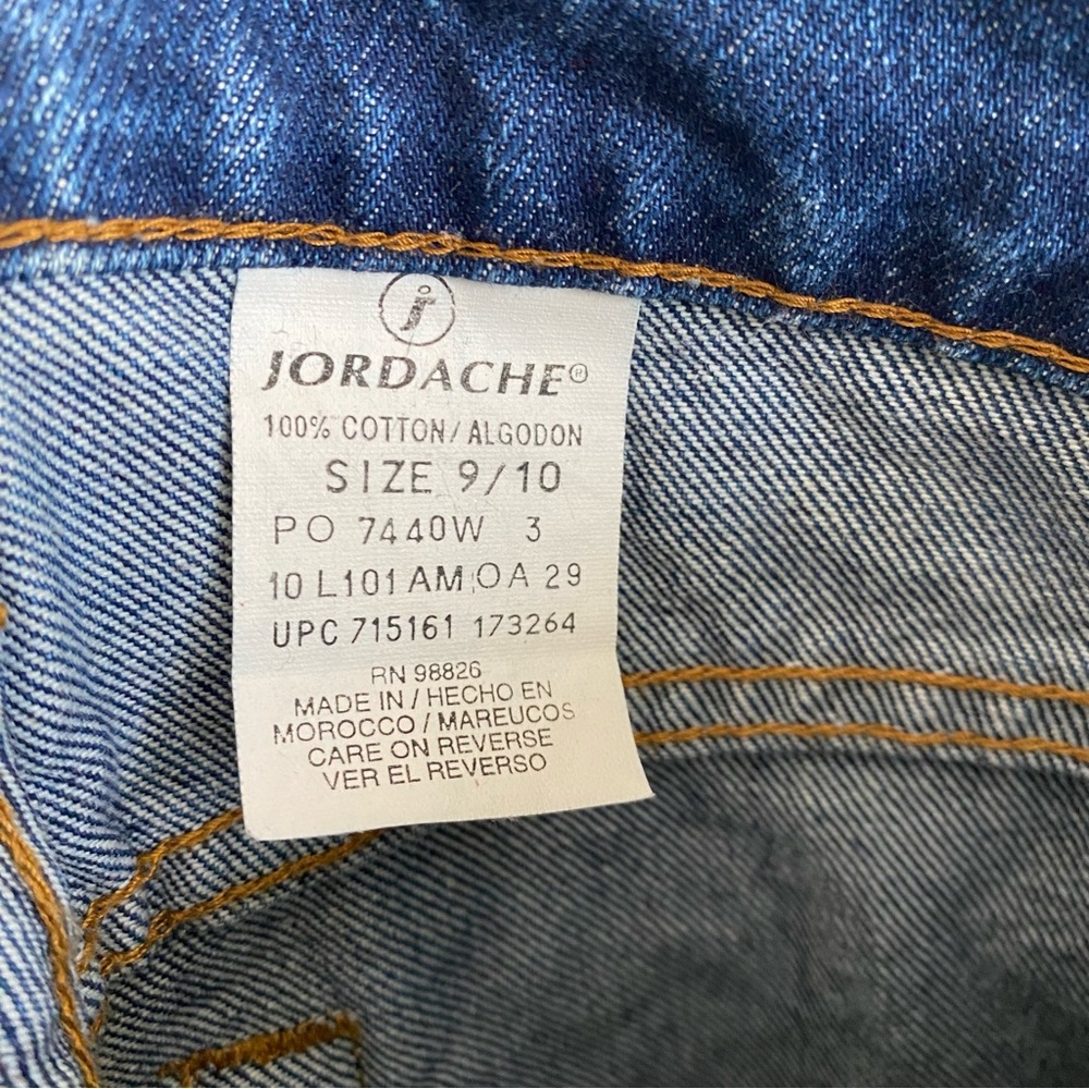 Vintage Jordache tapered leg high rise blue denim jeans, 9/10 - Picture 3 of 13